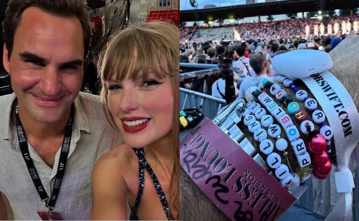 Roger Federer fan de Taylor Swift y presume selfie con la cantante