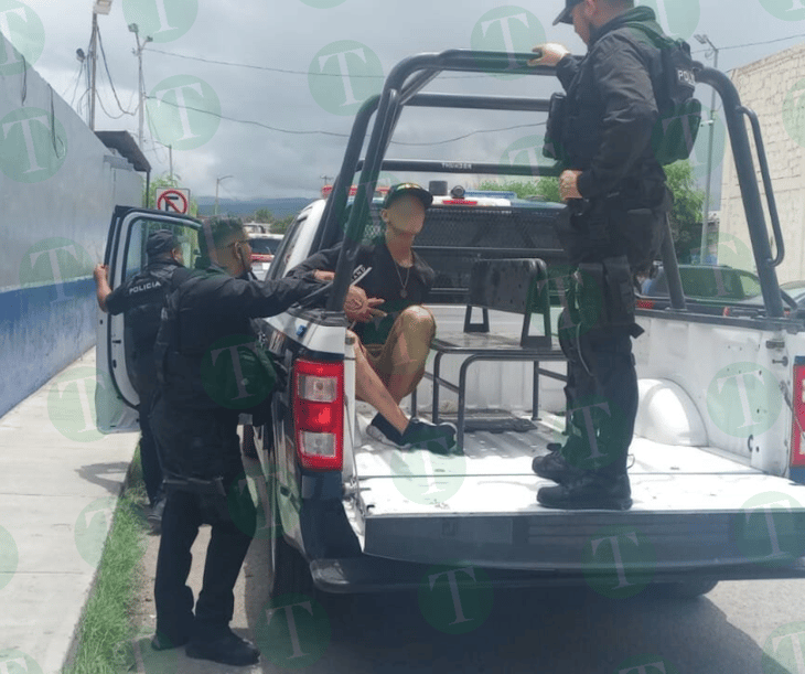 Peligroso asaltante fue capturado por la Policía Municipal en Monclova 