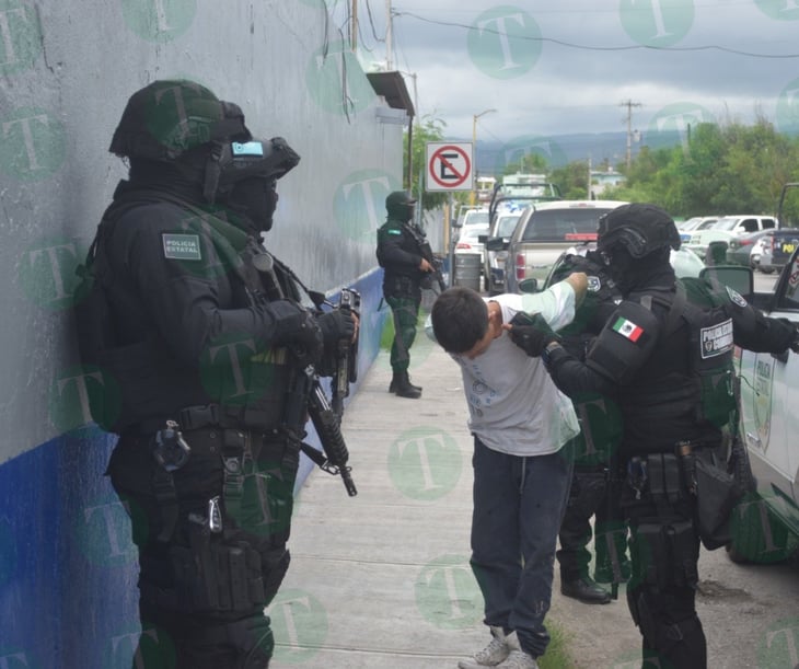 Operativo simultáneo en Monclova deja un detenido