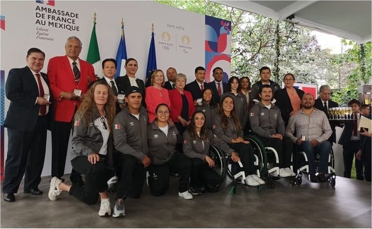 Embajada de Francia en México reconoce a históricos medallistas olímpicos mexicanos