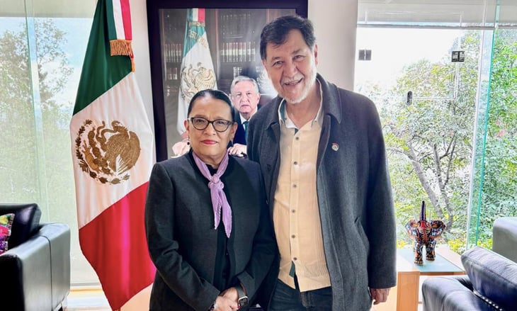 Rosa Icela Rodríguez se reúne con Gerardo Fernández Noroña tras polémica por reparto de cargos