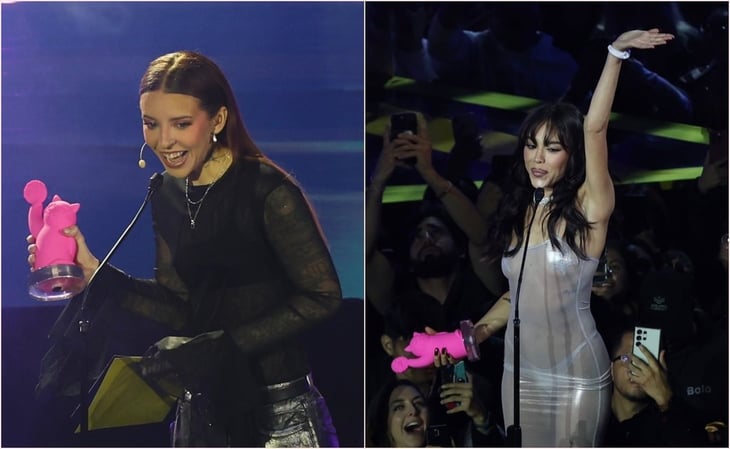 Así fue la entrega de los premios Miaw, donde Danna Paola, y Young Miko dominaron el escenario