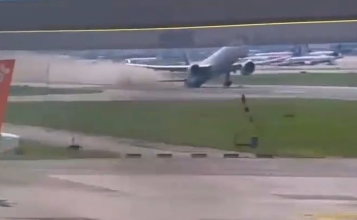VIDEO: Avión de Latam aterriza de emergencia por 'golpe de cola'