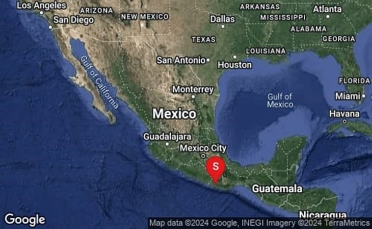 Se registra sismo de magnitud 5.3 en Pinotepa Nacional, Oaxaca