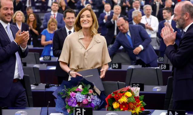 Roberta Metsola reelecta como presidenta del Parlamento Europeo