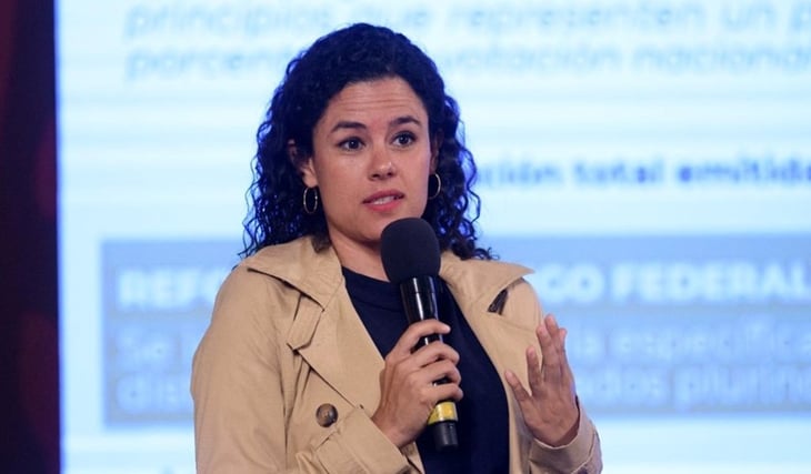 Luisa María defiende que Morena y aliados tengan mayoría en San Lázaro