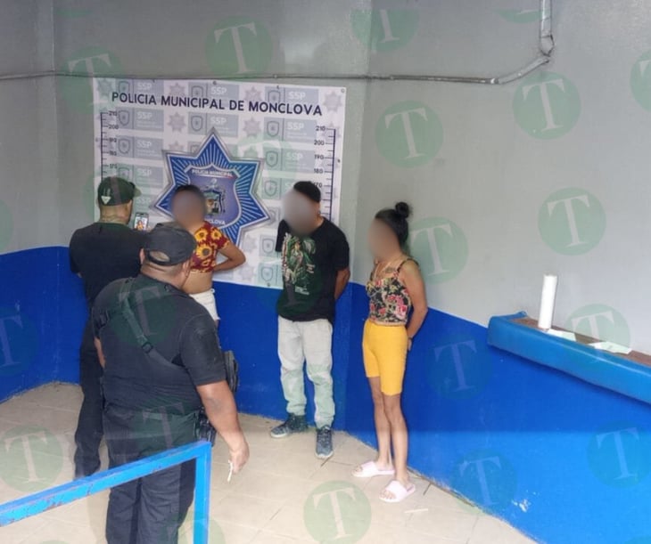 Policía detiene a tres personas por venta de droga en Monclova