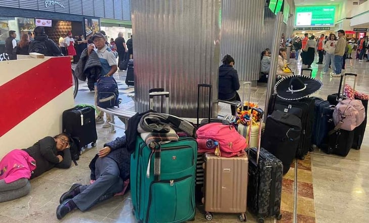 El saldo en aeropuertos de México por falla en sistemas de Microsoft