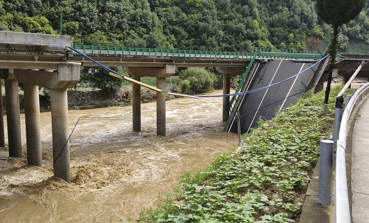 Tragedia en China: 11 muertos y docenas desaparecidos por derrumbe de puente