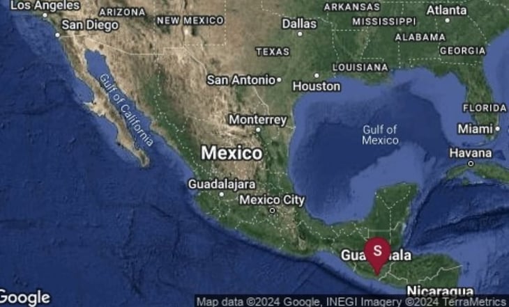Sismológico registra sismo de 6.3 en Ciudad Hidalgo, Chiapas