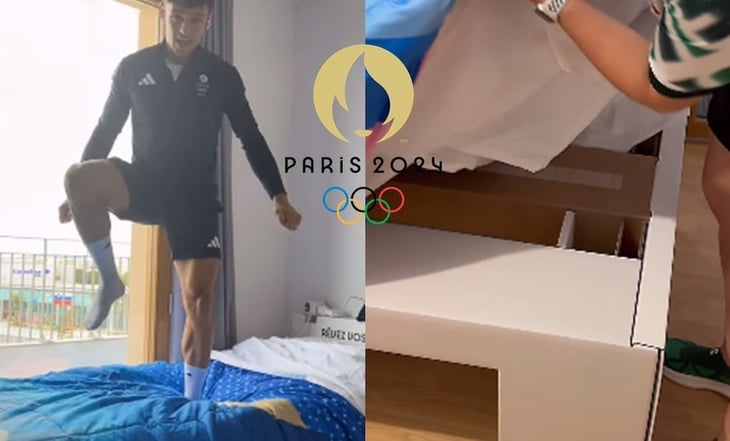 Atletas presumen camas “anti-sexo” hechas de cartón para París 2024