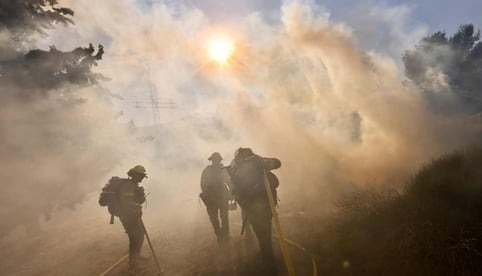 Incendio supuestamente provocado en California, el mayor de 2024