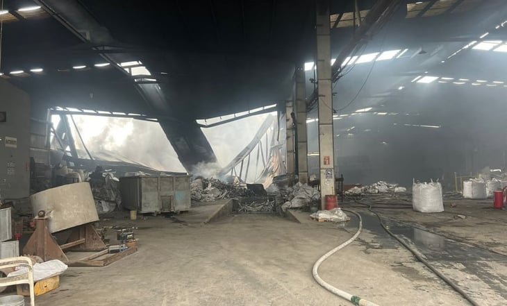 Incendio de bodega en Escobedo, Nuevo León; no hay personas lesionadas