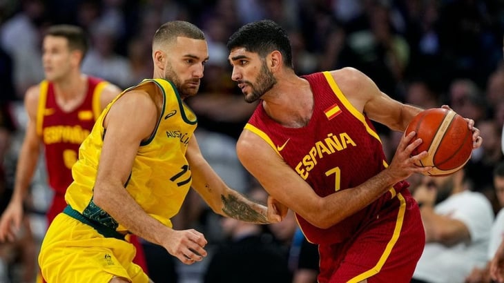 España debuta con derrota en baloncesto ante Australia en París 2024