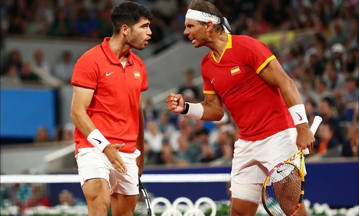 Rafa Nadal y Carlos Alcaraz ganan su primer partido de dobles en París