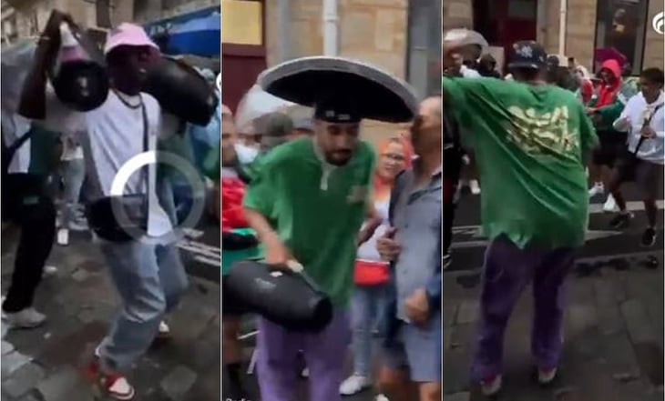 Mexicanos toman las calles de París y arman fiesta al ritmo de La chona