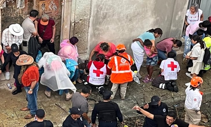 Explosión de pirotecnia previo a la Guelaguetza en Oaxaca, deja siete personas heridas