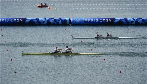 Mexicanos califican a la semifinal de remo en París 2024