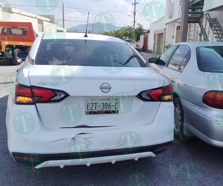 Apresurado conductor provoca choque por alcance en la Guadalupe