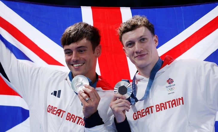 Tom Daley contó con la presencia y apoyo de sus hijos en París 2024