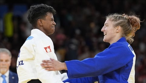 La mexicana Prisca Awiti hace historia y gana plata en judo en París