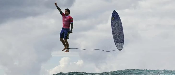 Espectacular foto del surfista Gabriel Medina se hace viral