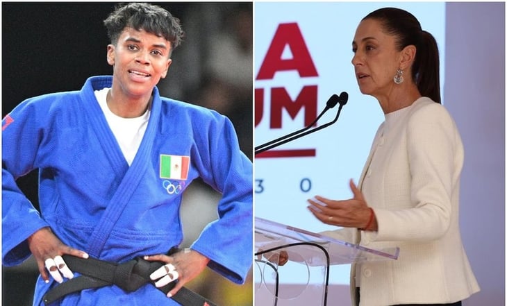 Sheinbaum felicita a Prisca Awiti por medalla de plata en judo