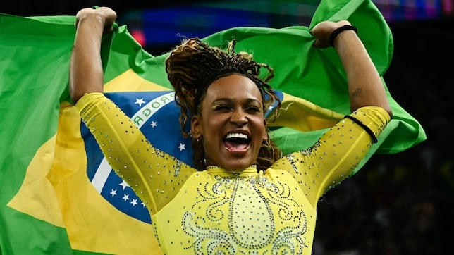 ¿Quién es Rebeca Andrade? La gimnasta brasileña que le ha hecho frente a Simone Biles