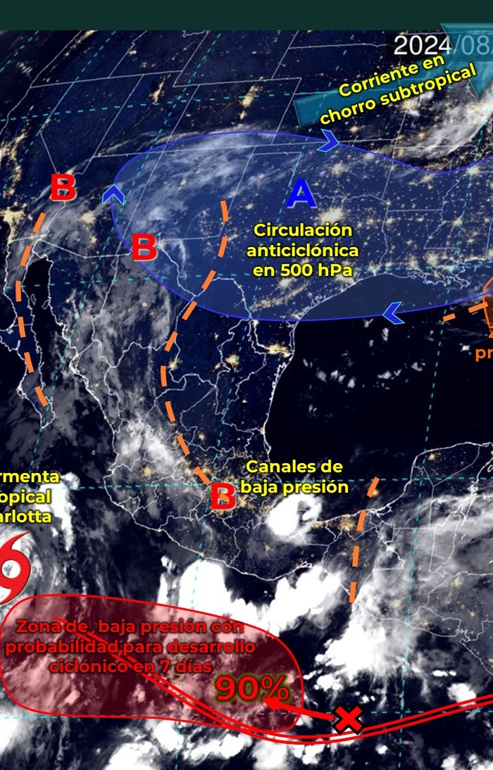 Circulación anticiclónica provocará altas temperaturas este fin de semana