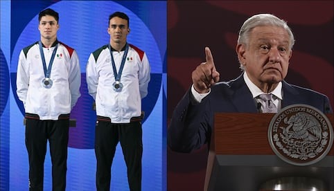 AMLO felicita a clavadistas por medalla de plata