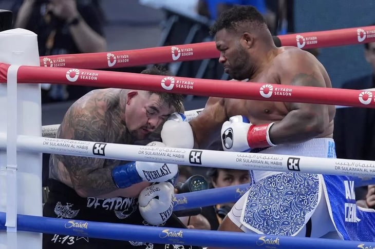 Andy Ruiz tiene pobre actuación pero rescata empate ante Miller en Los Ángeles