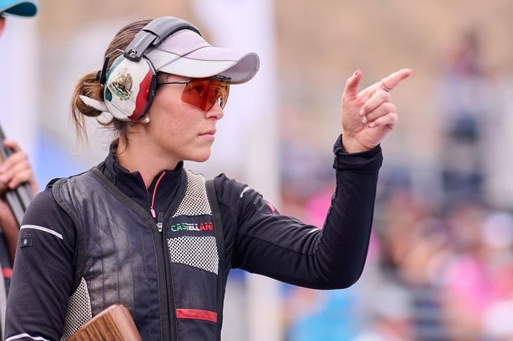 Gabriela se acerca a la final de Skeet Femenil en olimpiadas