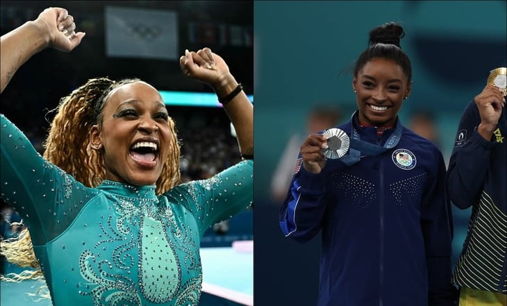 La brasileña Rebeca Andrade le arrebata el oro a Simone Biles en París 2024