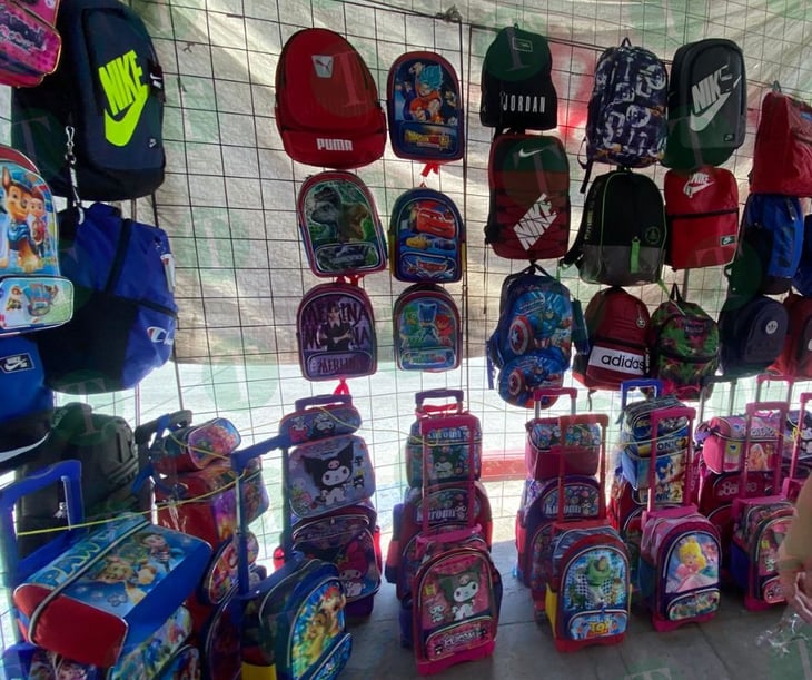 Mochilas cuestan entre 250 y 500 para próximo ciclo escolar en Monclova