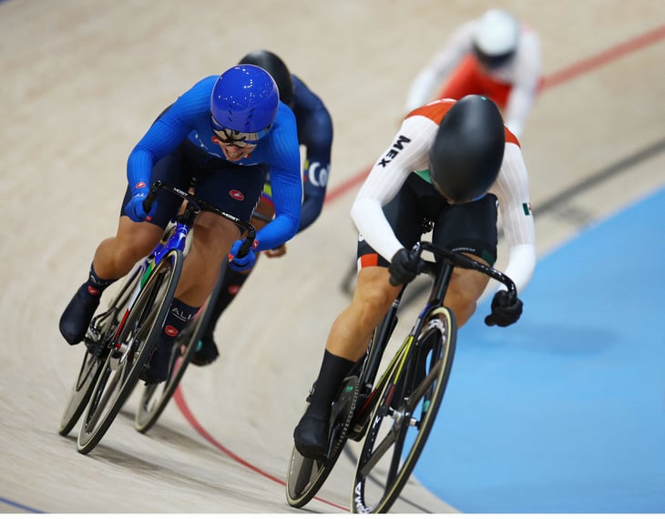 Daniela Gaxiola clasifica a cuartos de final en ciclismo de pista en París 2024