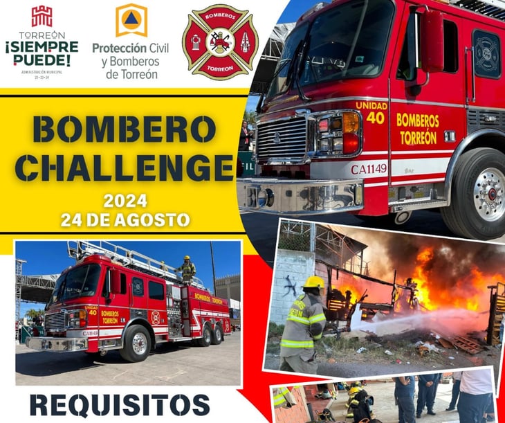 Participa en el bombero challenge 2024: ¡convocatoria abierta para todos!