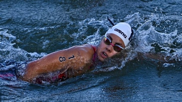 Martha Sandoval se despide de París 2024 en el lugar 19 de natación en aguas abiertas