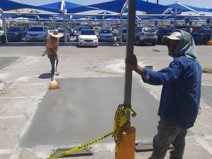 El calor extremo no derriba el espíritu de los nigropetenses; trabajan bajo el sol 