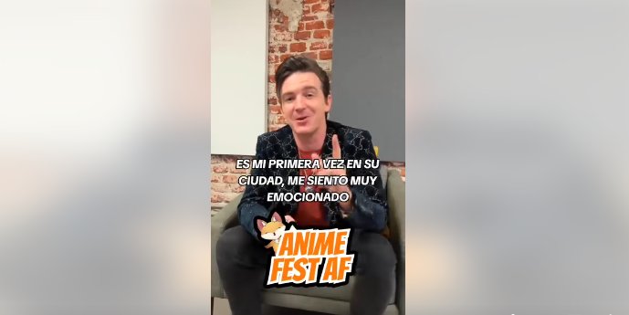 Drake Bell afirmó estar emocionado por venir a Monclova 