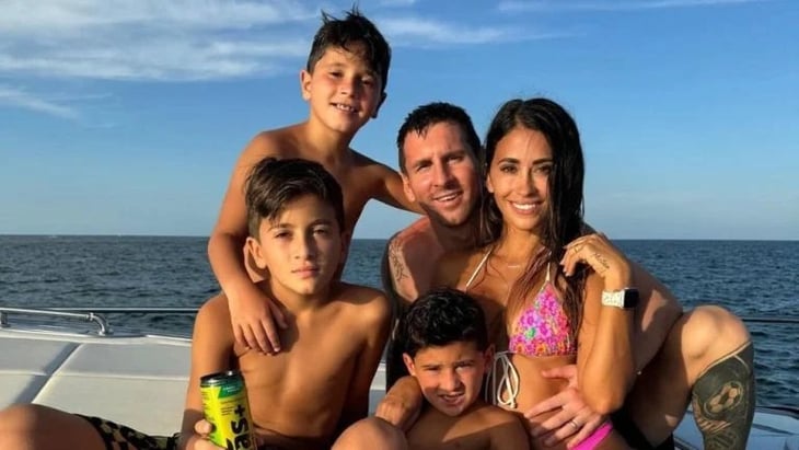 Lionel Messi comparte imágenes de sus vacaciones con la familia