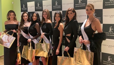  Candidatas a Miss Universo alzan la voz contra violencia de género en LCDLF