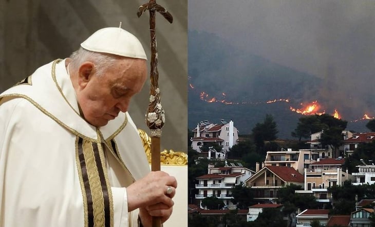 Papa Francisco lamenta 'terribles' efectos del gran incendio en Grecia