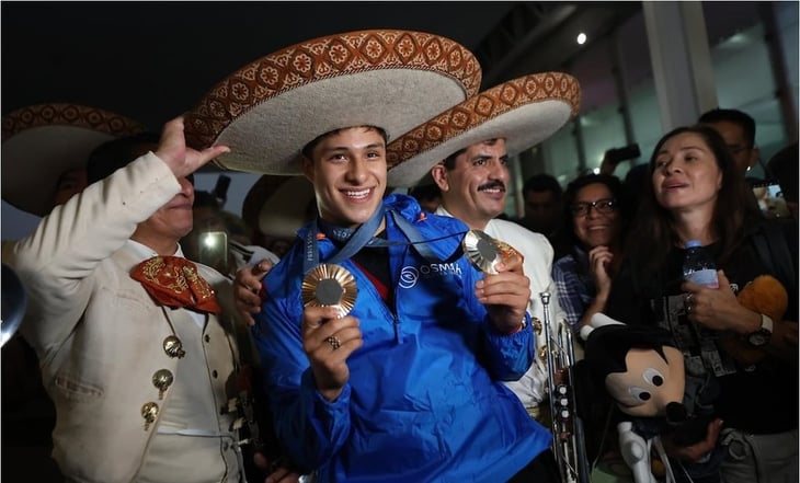 Osmar Olvera y su emotivo recibimiento en México tras su destacada participación en París 2024