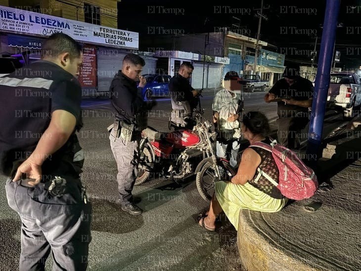 Motociclista se enfrenta a peligrosa persecución tras accidente 