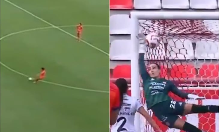 VIDEO: El espectacular golazo de media cancha en la Liga MX Femenil