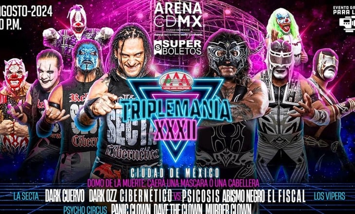 Triplemanía XXXII: Hora y por dónde ver el evento de lucha libre