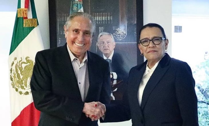 Rosa Icela Rodríguez sostiene encuentro con Joel Ayala