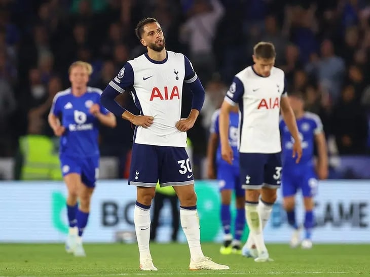 Leicester City arruina inicio triunfal de Tottenham en Premier League