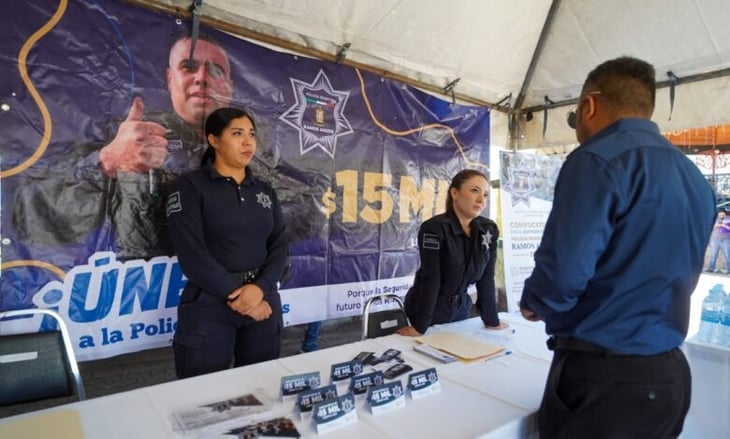 Reclutarán a nuevos policías en Feria del Empleo en Ramos