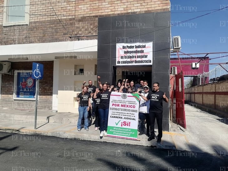 ¡A paro indefinido! Trabajadores, Jueces y Magistrados del Poder Judicial